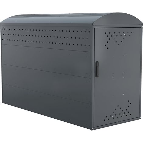 WSM, Conteneur pour cycle, élément de base avec 1 toit arrondi