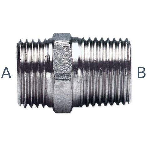 NIPLES ACQUA / GAS / SOLARE ø 12" x 1"1/4 sede piana per tubo AISI304-AISI316L A03-0005-00784