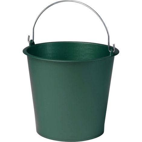 Secchio metallo eda 10 liter resistente alla ruggine manico ergonomico