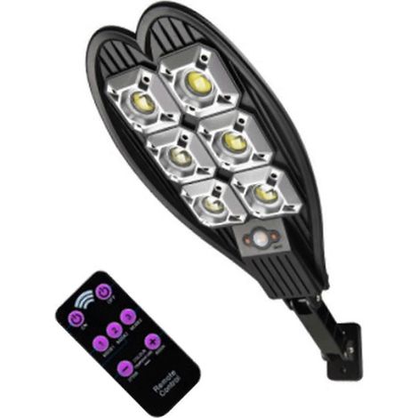 Lampe solaire LED 108COB étanche avec télécommande et détecteur de mouvement PIR pour jardin et sécurité (1/5)