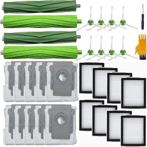 Filtres HEPA et sacs d'aspirateur pour iRobot Roomba i7, i7+, i6+, i8 et i3+/plus (1/4)