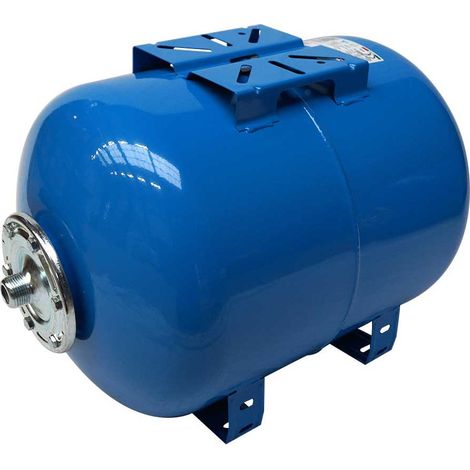 Aquasystem – Réservoir horizontal à vessie 100L – Pression 10 bars – Vessie EPDM certifiée ACS – Pour récupération d'eau de pluie et arrosage