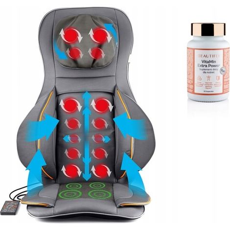 Esterilla de masaje Shiatsu Medivon Cosy Air PRO para cuello y espalda. (1/5)