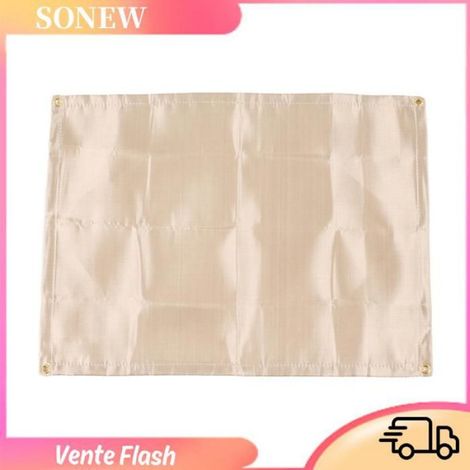 Tapis De Camping - Fibre De Verre - Résistant À La Chaleur Jusqu'à 500 °C - Pour Barbecue Et Feu De Camp - 80 x 60 cm - 1 Pièce (1/5)