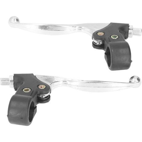 Bremshebel aus Aluminiumlegierung, 2 Stück, 22 mm, links/rechts, für 47-ccm- und 49-ccm-Mini-Pocket-Bikes und ATVs (1/5)