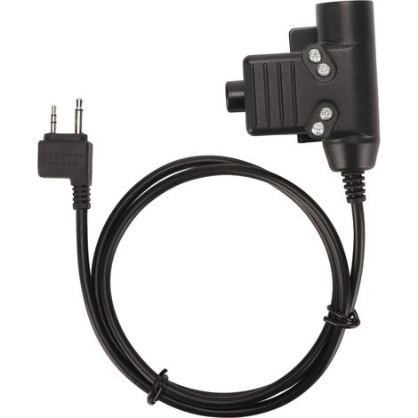 Adaptateur mains libres U94 PTT 2 broches Plug and Play pour radio Alan de Midland (1/5)