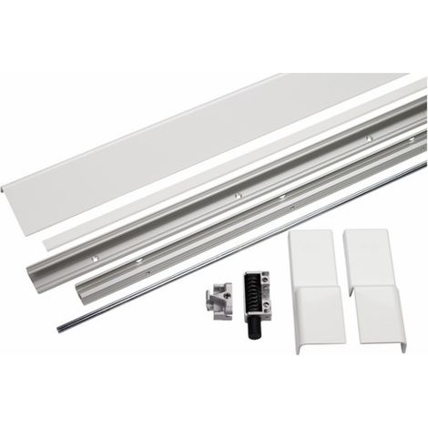 Ferco – Profil Gu 966/150 720-350 blanc – Ferrure pour portes et fenêtres coulissantes en bois et PVC – Poids max 150 kg – K152772007