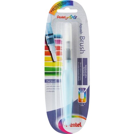 Pentel FRH-MH Aquash Brush Pinceau a reserve d'eau 10 ml poils synthetiques brosse plate (1/5)