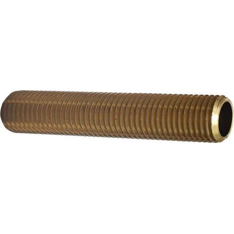 Bobine en laiton filetée 15 × 21 mm (1/2 pouce), longueur 10 cm – Lot de 1 pièce (1/2)