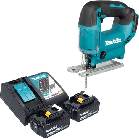 Makita DJV 186 RG Akku Pendelhubstichsäge 18 V + 2x Akku 6,0 Ah + Ladegerät (1/5)