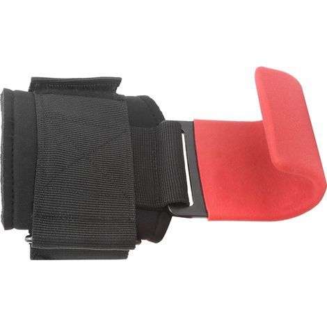 Ceinture de Force Musculation - Accessoire Powerlifting Rouge pour Entraînement et Crochet de Poignet (1/5)