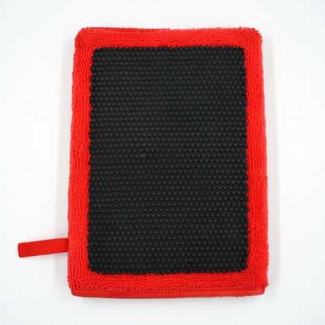 Guante de arcilla calado rojo de descontaminación (1/5)