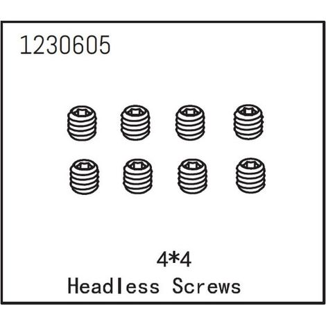 Headless Screw M4x4
