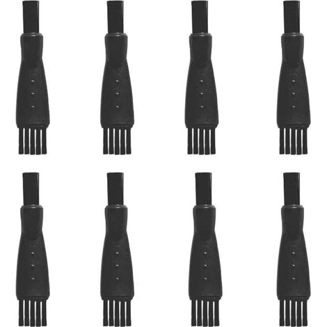 Lot de 8 pinceaux de rasage - Brosse de nettoyage pour rasoir électrique - Pour enlever les restes de barbe et la poussière (1/4)