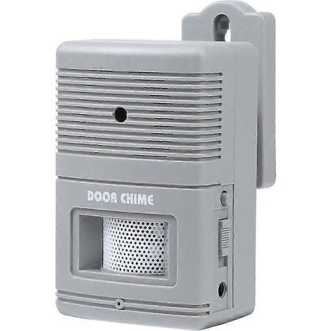 Kabellose 300D Alarm-Türklingel für Besucher (Grau) (1/4)