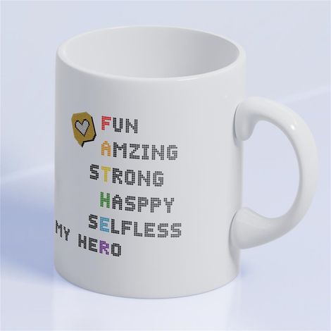 Mug à café en céramique à large ouverture, impression HD par transfert, motif anglais, pour café, thé, chocolat chaud CCP301 (1/5)