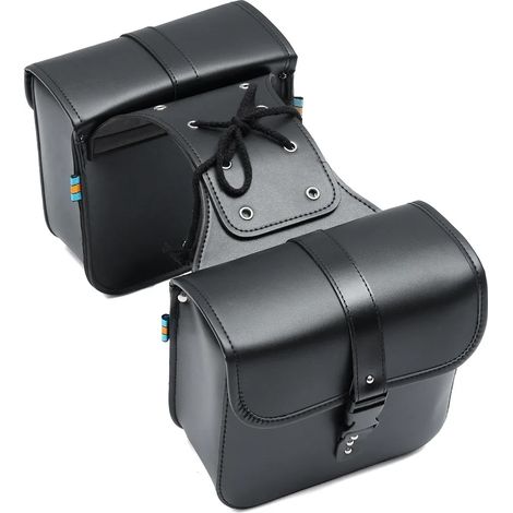 AUDEW Lot de 2 sacoches latérales pour moto, sacoche à outils universelle et étanche (1/5)