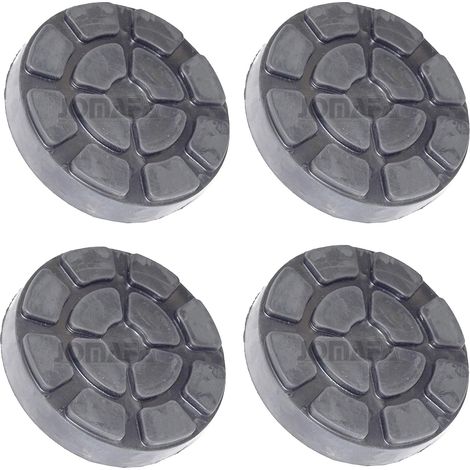 JUEGO DE 4 TACOS DE GOMA PARA ELEVADOR DE COCHES 122MM DIAMETRO UNIVERSAL PARA ELEVADORES RAVAGLIOLI, WERTHER, SPACE, SIRIO, ORLANDINI, ASTRA ENTRE OTROS (1/4)