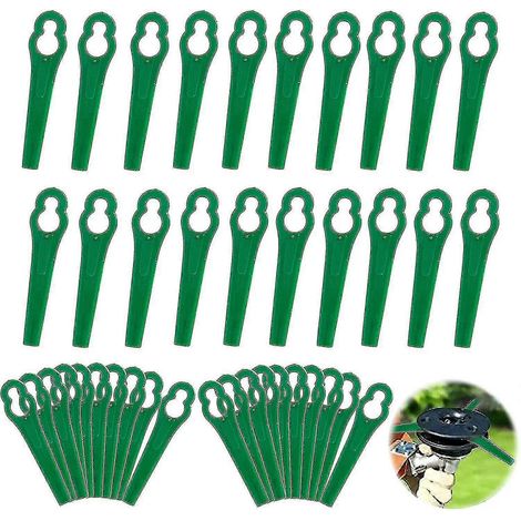 Lame Per Tagliaerba Plastica, 120 Pezzi 83 Mm Lame Di Ricambio Per Decespugliatore Lame Ricambio Tagliabordi Lame Tosaerba Substituzione Per Prato Giar (1/3)
