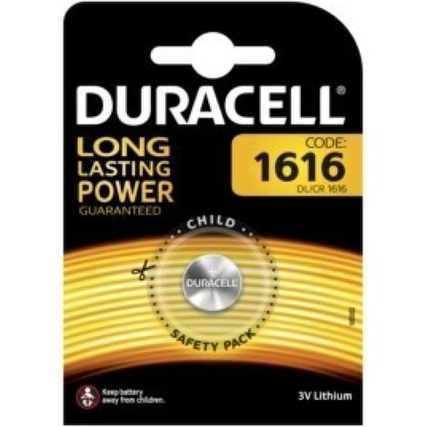 Pila botón de litio DL1616 Duracell