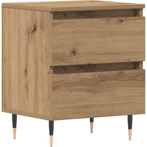 Maison Exclusive - Armadio da Notte Rovere artigianale 40 x 35 x 50 cm (1/5)