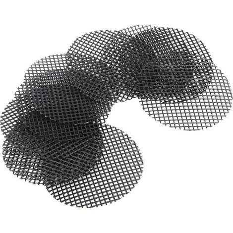 Tapis de drainage en maille métallique pour pots de fleurs – Lot de 10 grilles circulaires de 10 cm pour plantation et bonsaï (1/5)