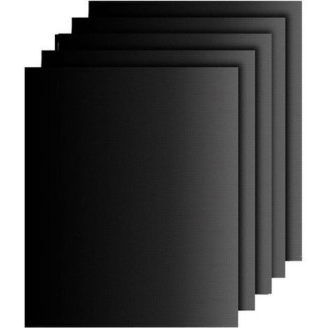 Tapis De Barbecue - Fibre De Verre - 40 x 33 cm - 260 °C - Antiadhésif Double Face - 5 Pièces (1/5)