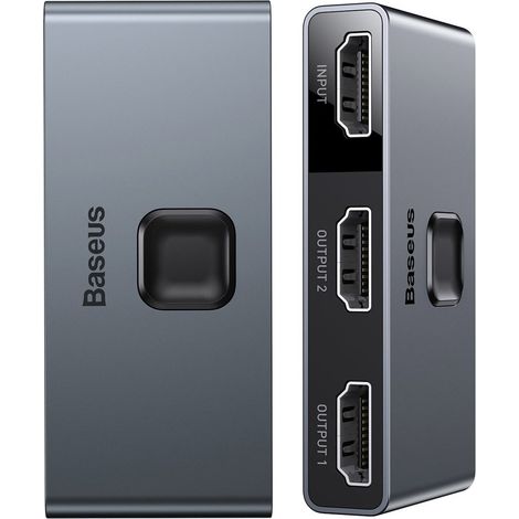 Splitter HDMI bidirezionale Baseus Matrix, 2x1/1x2, 4K