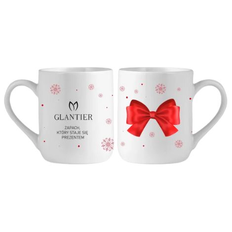 Tazza natalizia Glantier con fiocco grande