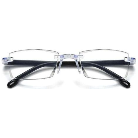 QORVA-Lunettes de lecture ultra-légères anti-lumière bleue sans cadre (1/4)