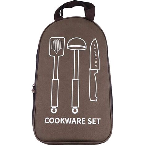 Sac de rangement pour batterie de cuisine (marron) (1/2)