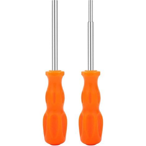 - Gamebit Screwdriver - 3.8 mm and 4.5 mm Bits - Hardened Carbon Steel - For NES, SNES, N64, and Sega Consoles - Long Shaft for Deep Screws - Silver - 12 cm (1/5)