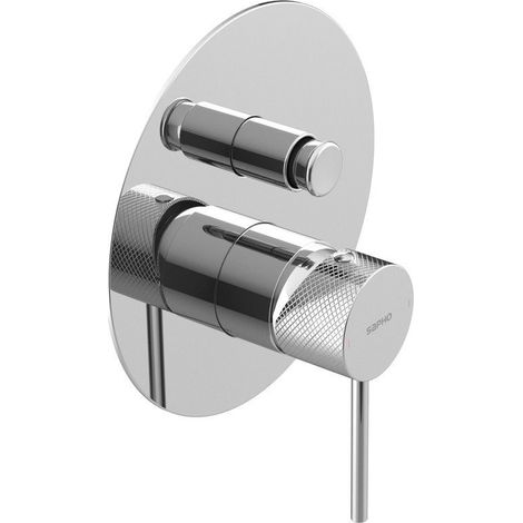 Sapho Ultrasan - Mitigeur encastré 2 sorties, avec corps d’encastrement, chrome UT042V (1/2)