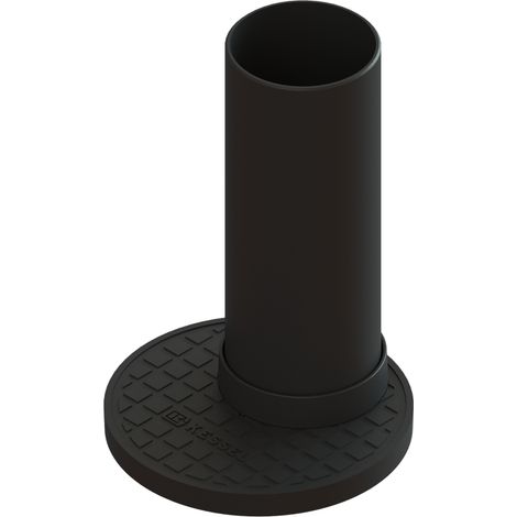 Rallonge pour tuyau de protection d'évacuation des eaux pluviales DN 100, couvercle fermé