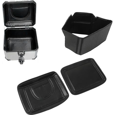 Topcase und Seitenkoffer aus Aluminiumlegierung mit Silentblöcken, kompatibel mit BMW R1200GS und R1250GS (nicht auf AliExpress erhältlich) (Oversized) Schwarz (Oversized) (1/5)