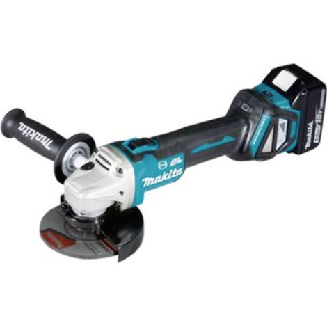 MAKITA DGA513ZJ SMERIGLIATRICE ANGOLARE 125 mm Brushless 18V solo corpo + valigetta (1/4)