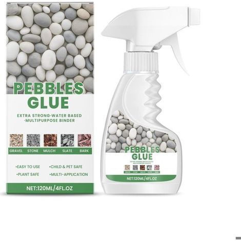 Colle Cailloux Jardin Exterieur, Colle Gravier Jardin Exterieur, Liant Pour Gravier, Stabilisateur De Gravier,Colle Concentrée (1/5)