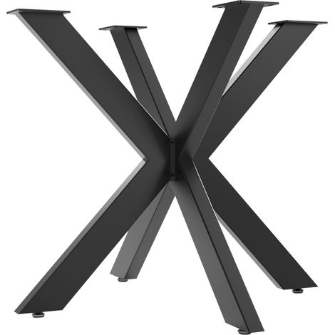 SOTECH Tischgestell SPIDER / Schwerlast Tisch-Beine aus Stahl in Schwarz / Tisch-Füße 710 x 850 x 850 mm (1/5)