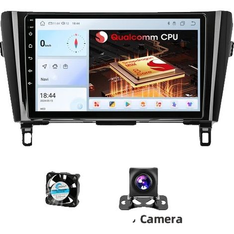 CarPlay, supporto per il controllo vocale, connettività avanzata, compatibile con Nissan X-Trail 2013-2017, G20-D-Cam (1/2)