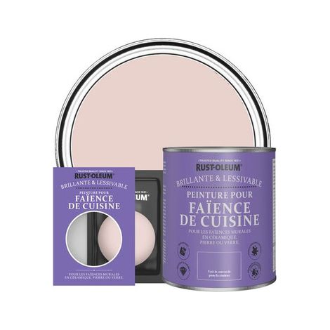Peinture pour Faïence de Cuisine, Finition Brillante - Champagne Rosé (1/3)