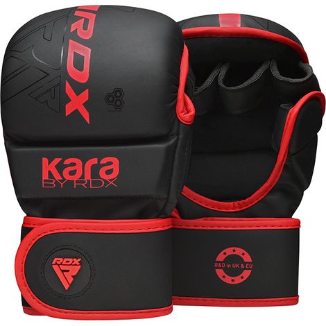 Gants de sparring RDX MMA F6 noirs, taille S/M (1/2)
