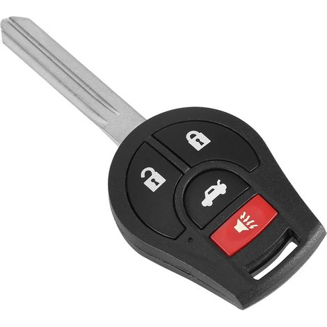 GARRYFIZH Clé de voiture de remplacement, compatible avec les télécommandes Nissan à puce 46 (modèles 2013-2017). Modèle intelligent pour homme.