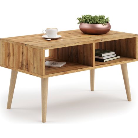 Sandi Couchtisch Eiche Craft Gold