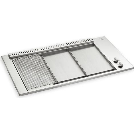 BBQ OASI 80 Grill 1/3 - Plancha 2/3 (1/4)