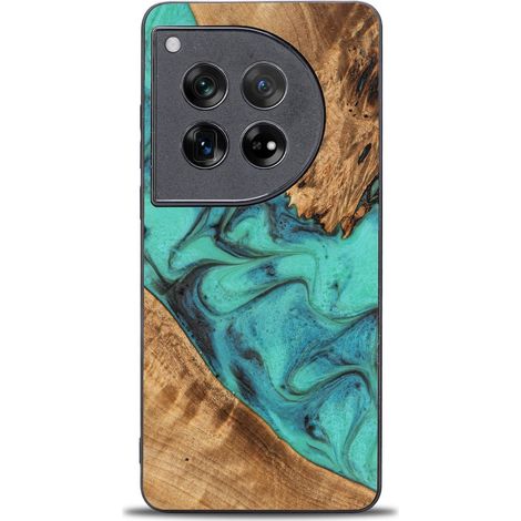 Coque Bewood Unique pour OnePlus 12 - Turquoise (1/2)
