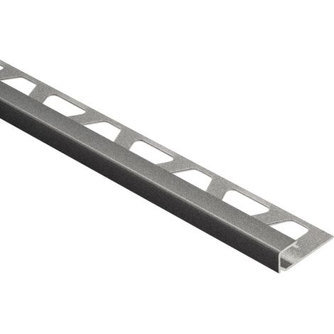 Profilés QUADEC TRENDLINE - Anthracite foncé - Hauteur 10 mm - Barre de 2.5 m- réf : Q100TSDA - SCHLUTER