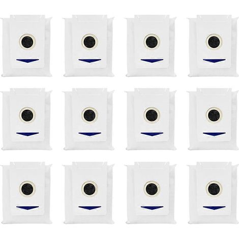 12Pcs pour Ecovacs Debot T30 Pro / T30 Pro Omni / T30 Max Robot de remplacement Sac à poussière pièce détachée Accessoires (1/5)