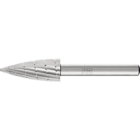 PFERD TOOLS HSS Frässtift Spitzbogenform K Ø 12x30mm Schaft-Ø 6 mm Z 2 universal mittel Spanbrecher