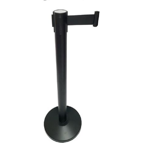 DUVER poste separador negro cinta negra 3m , 0UNIDADES , DUVER poste separador negro cinta negra 3m , 0UNIDADES