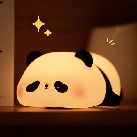 Panda silicone lampe nocturne USB chargé bureau tactile (1/5)